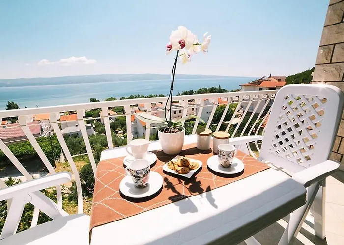 Lägenhet In With Sea View, Balcony, Air Conditioning, Wifi 4167-7 *